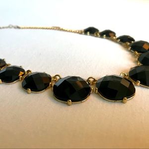 Black & Gold Short Chunky Necklace